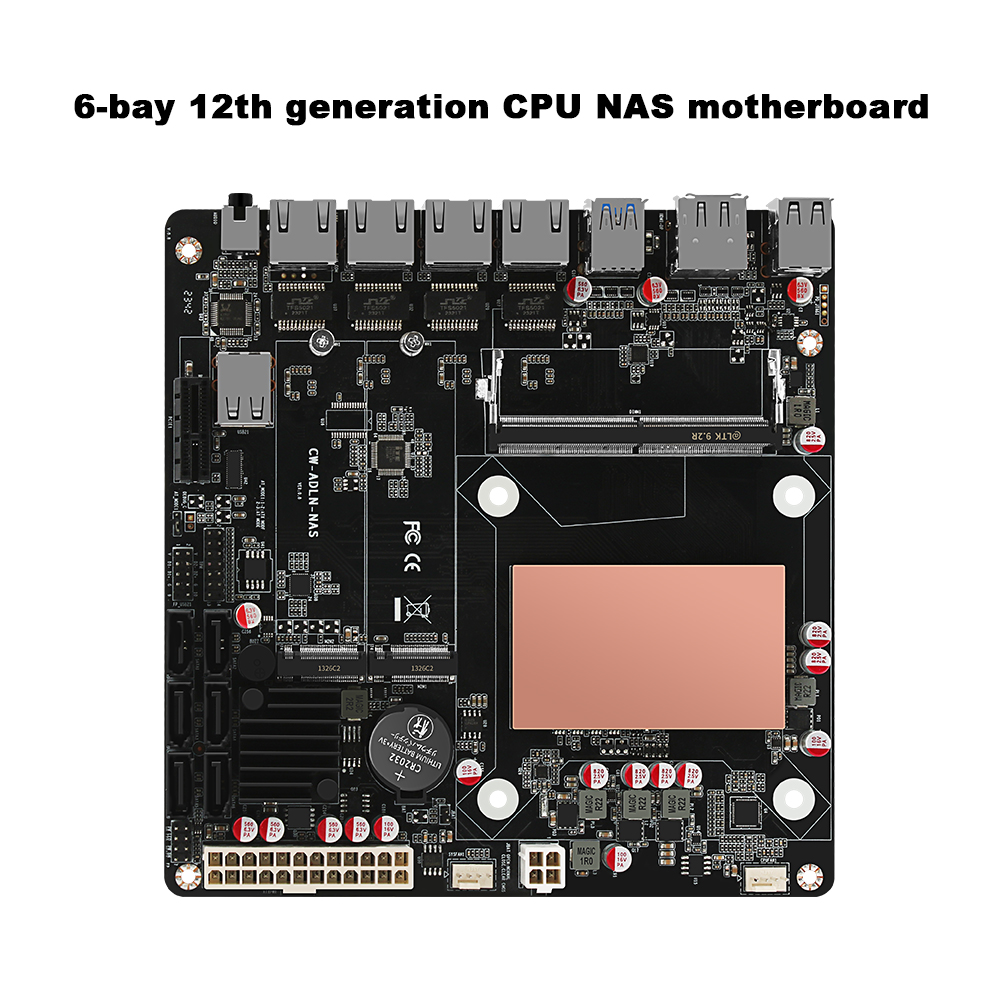 N100/N150 6-Bay NAS-Motherboar – Nas Motherboard N100 6 Sata Bewertung und Preis