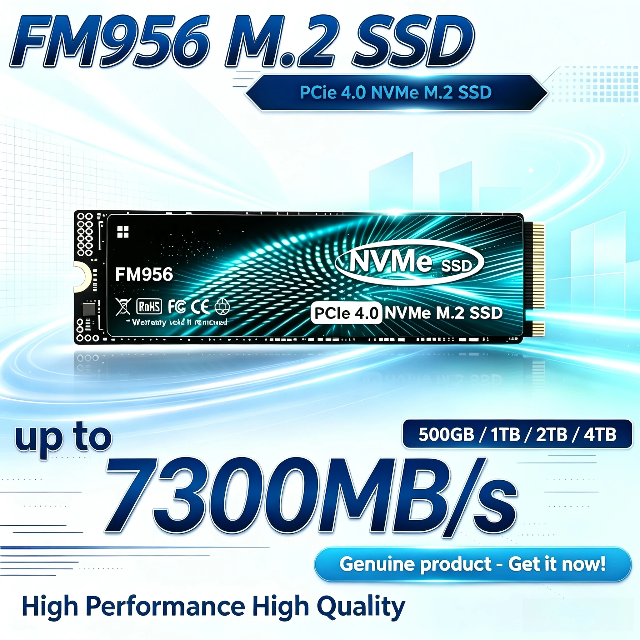 Original FM956 M.2 2280 NVMe S – M.2 Nvme 4Tb Pcie 4.0 Ssd Bewertung und Preis