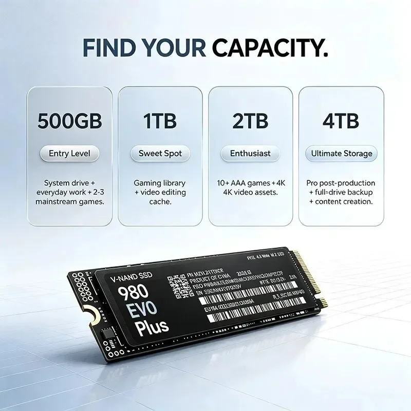 980 EVO Plus M.2 2280 NVMe PCI – M.2 Nvme 4Tb Pcie 4.0 Ssd Bewertung und Preis