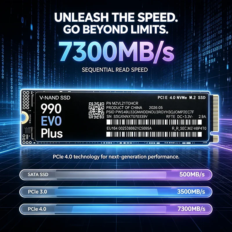 M.2 NVMe SSD 990 EVO Plus 500G – M.2 Nvme 4Tb Pcie 4.0 Ssd Bewertung und Preis